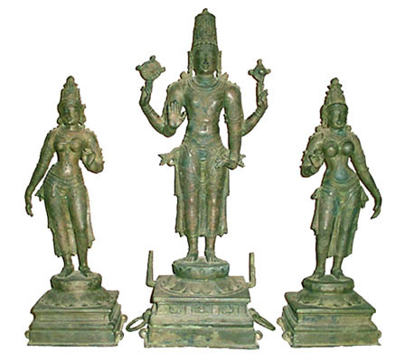 Srinivasa with Consorts