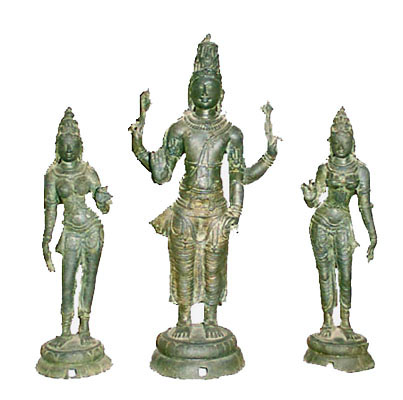 Srinivasa with Consorts