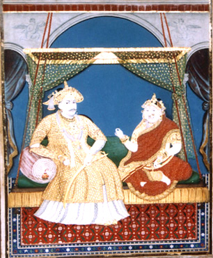 Raja and Rani Seated