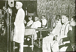 The Prime Minister, Shrimati Indira Gandhi, His excellency the Governor of Madras and Her Highness The Maharani of Bhavnagar, The Chief Minister of Madras Sri. P.S. Kumaraswami Raja, The Hon'ble Education Minister Sri K.Madhava Menon and Dr.A.Aiyappan , Superintendent of Museum were on the dais.