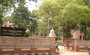 Restored compound wall view near the Main Entry